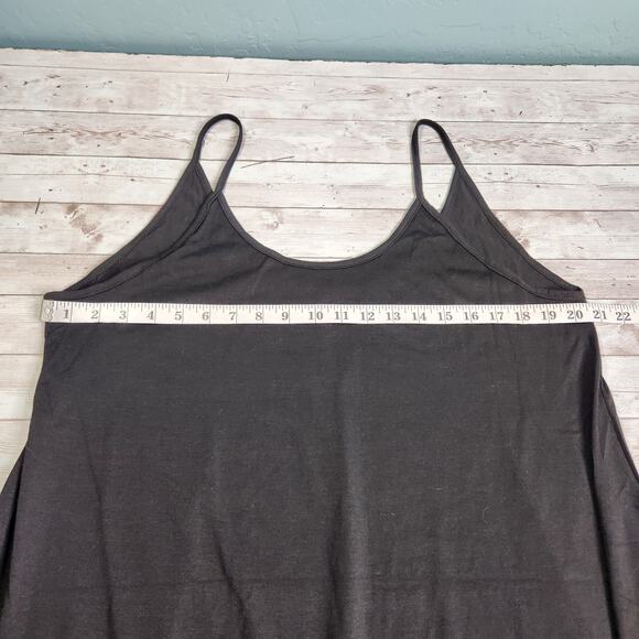 Casual Sleeveless Slip Dress with Pockets Black XXL NWT - Picture 5 of 8